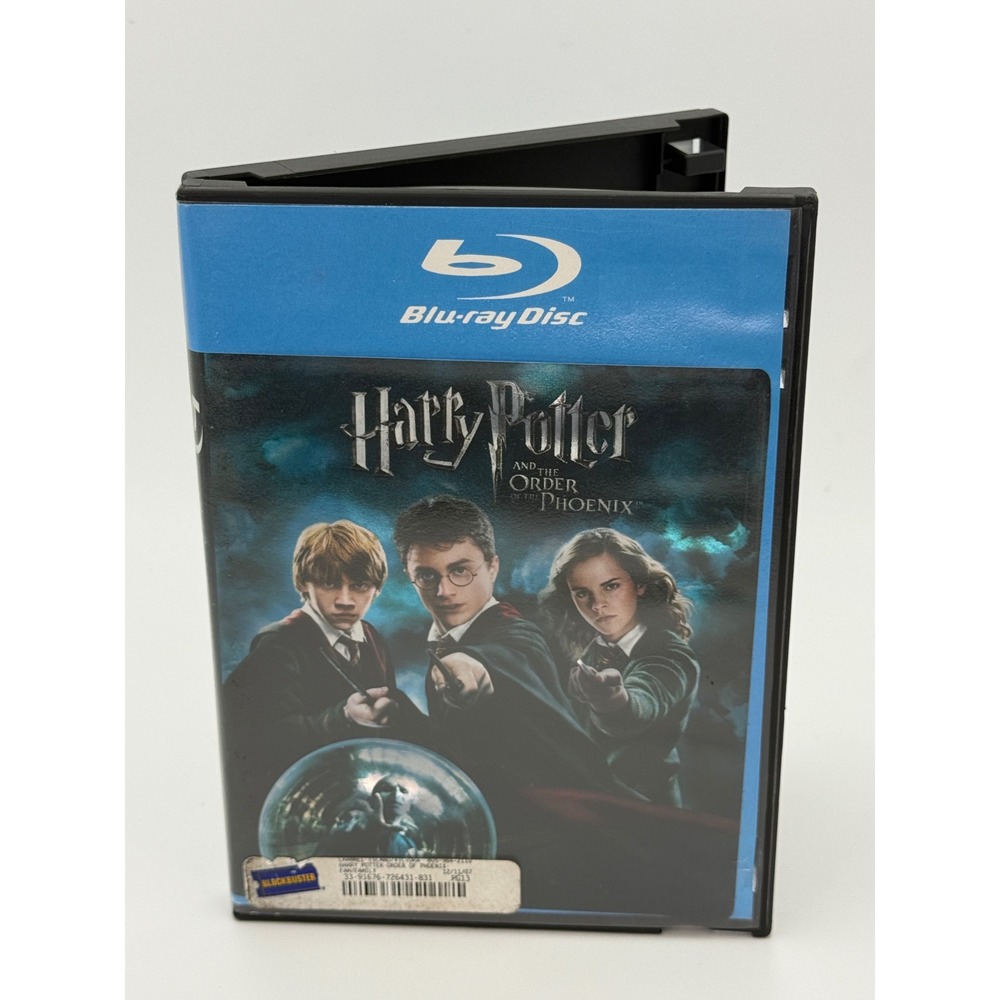 Harry Potter and the Order of the Phoenix Blu-ray Movie Blockbuster Rental